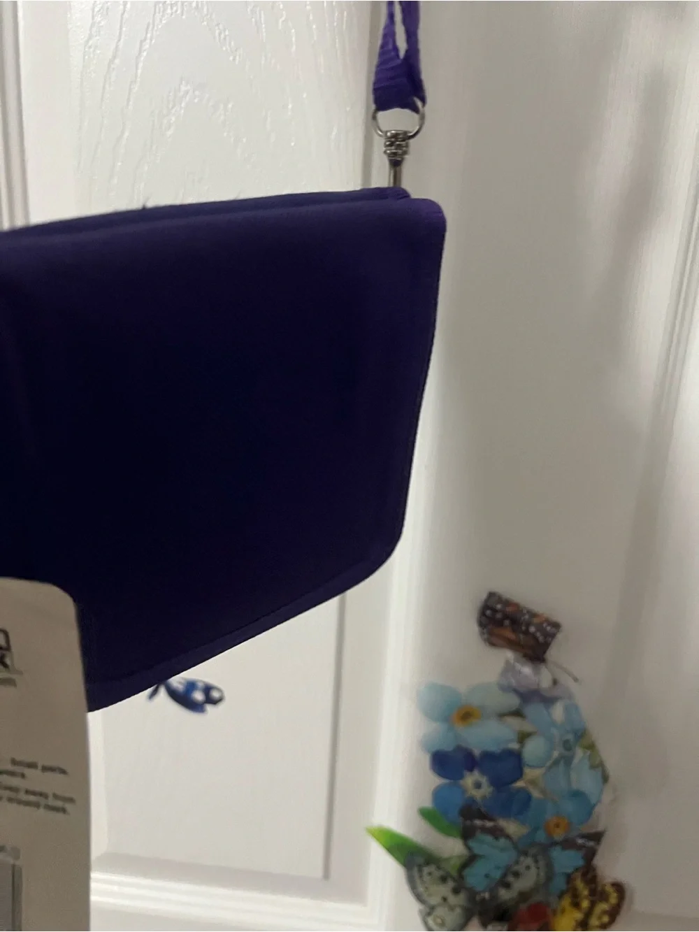Cartoon Network Purple Character Wristlet Crossbody